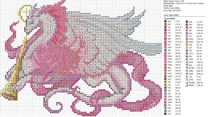 Схемы для вышивания крестиком дракон