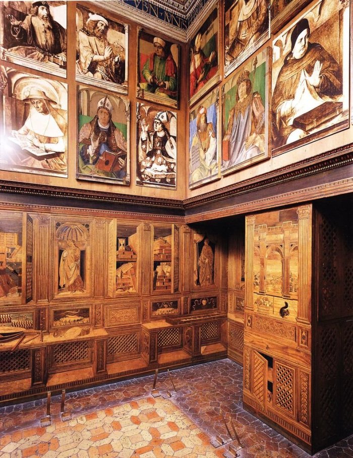 Дворец Урбино студиоло Федериго да Монтефельтро