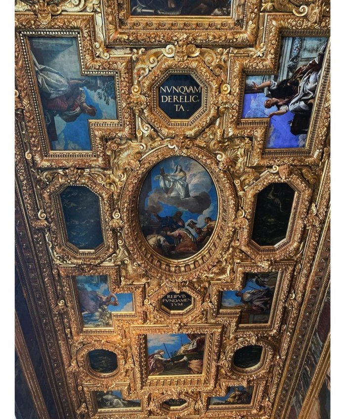 Закрашенный портрет дворец дожей