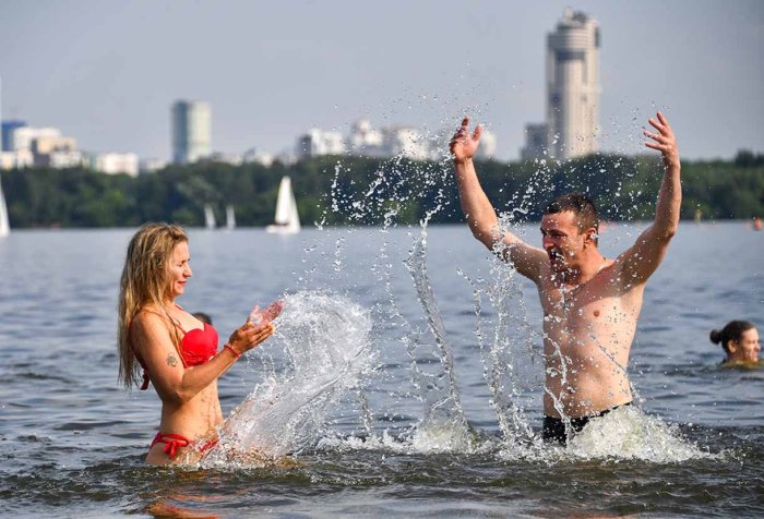 Жаркое лето в Москве