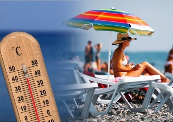 Жарко на пляже