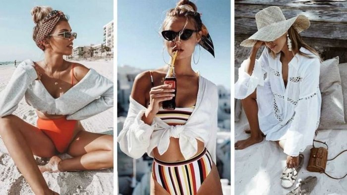Как стильно выглядеть на пляже