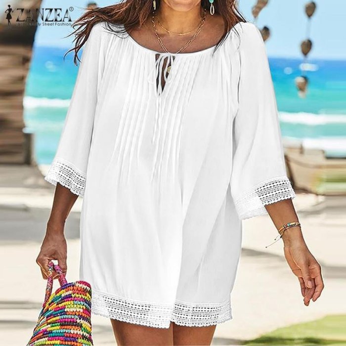 Стильные туники для пляжа