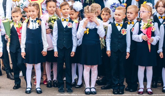 Стильная форма для школы для первоклашки