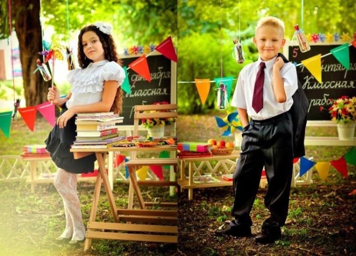 Фотозона на выпускной в саду