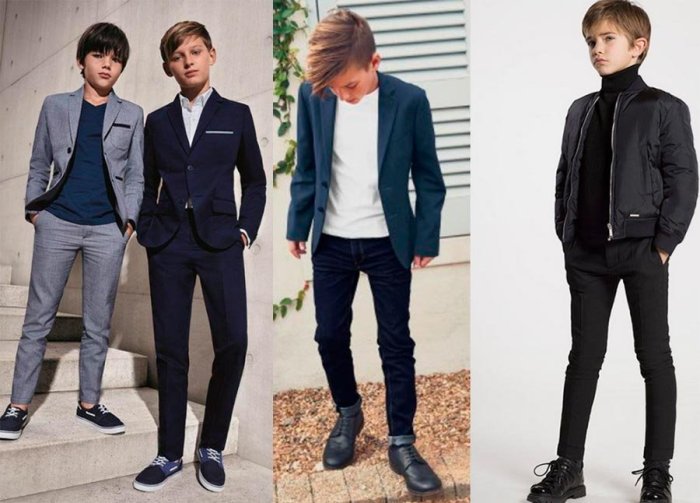 Стильный школьный образ для мальчика