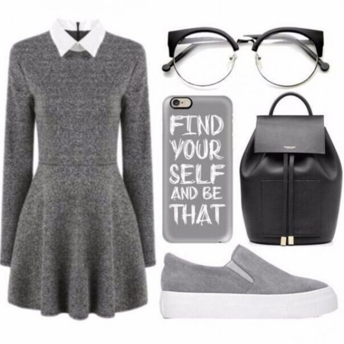 Стильные школьные Луки