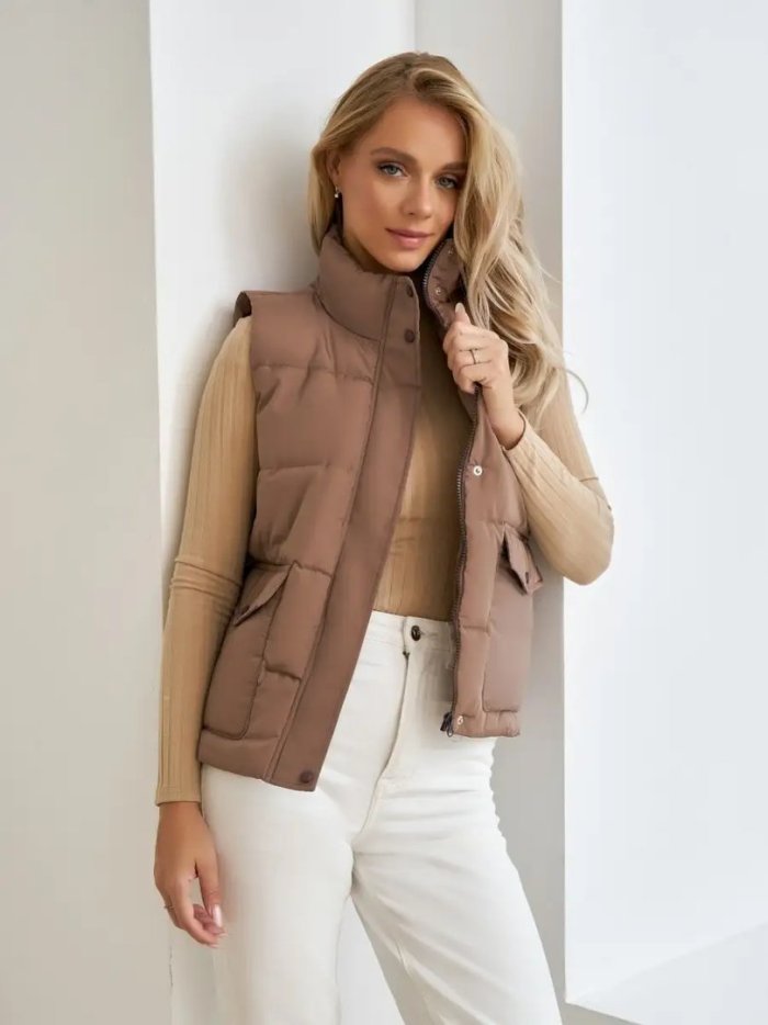 Стильные жилетки женские