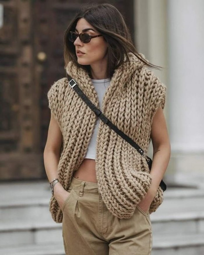 Стильные вязаные вещи