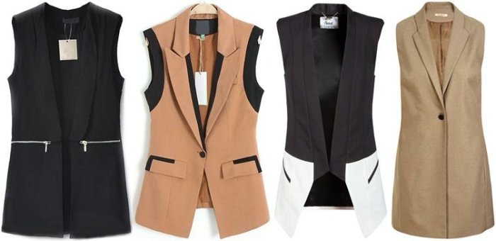 Модные жилеты для женщин