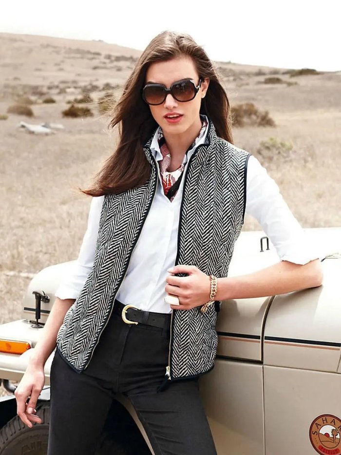 Жилет Преппи трикотажный