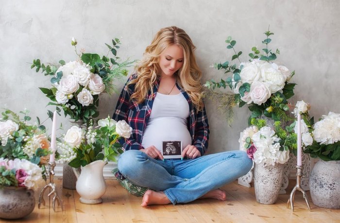 Беременная фотосессия