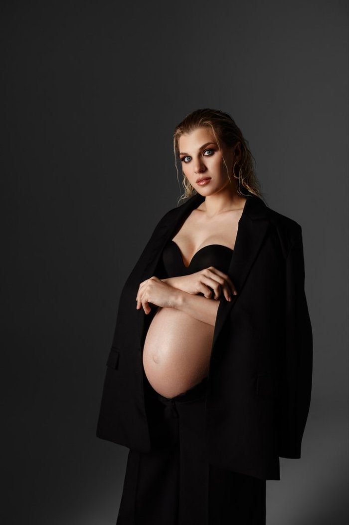 Макияж беременным для фотосессии в студии