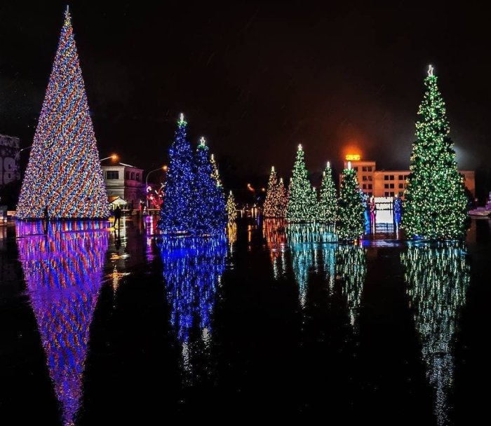 Площадь Ленина Ставрополь зимой