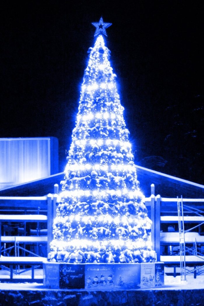 Освещение для уличной елки