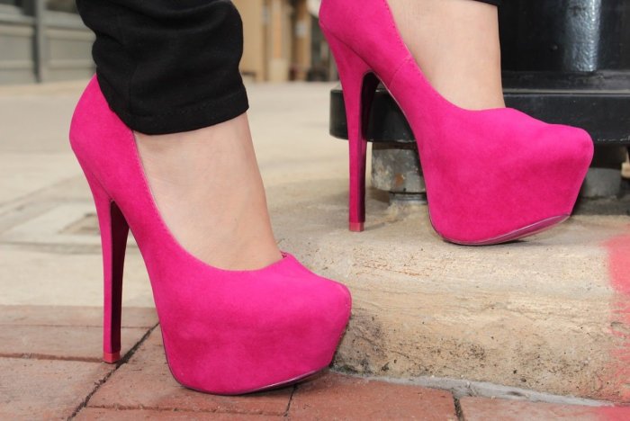 Туфли розовые