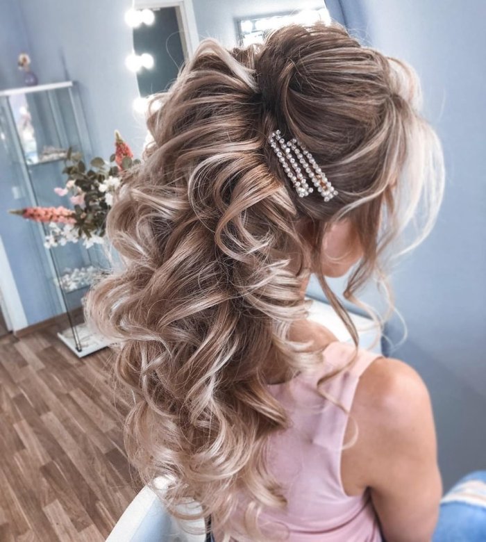 Модные прически на выпускной