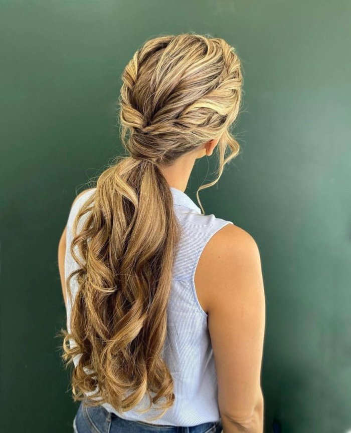 Прически с косичками