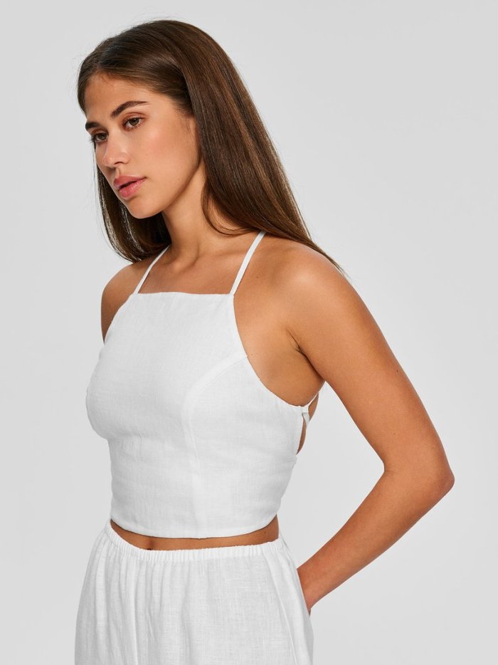 Лайм топ с перекруткой на нрули