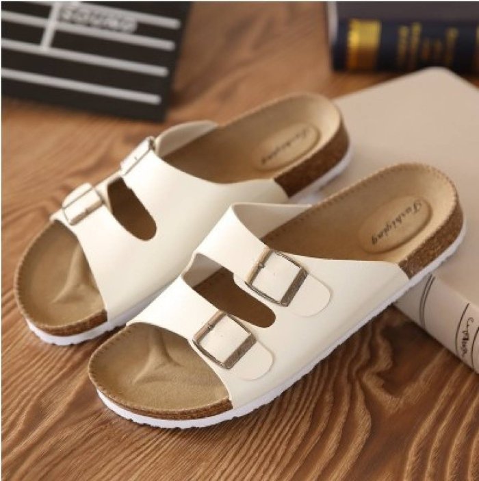 Сандалии на пробковой подошве женские