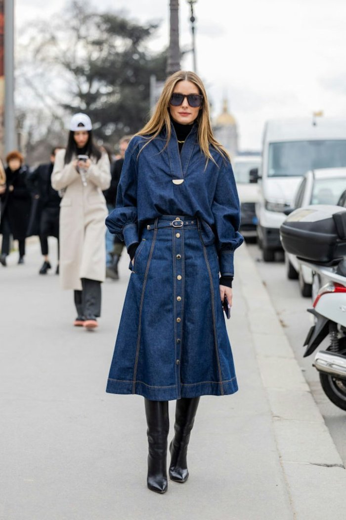 Тотал деним лук