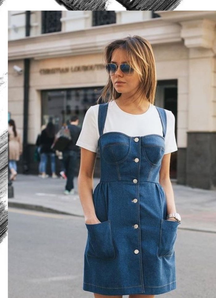 Джинсовый сарафан