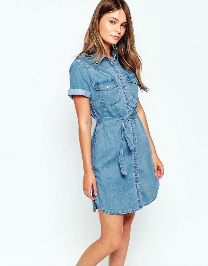 Джинсовое платье сафари Монтана