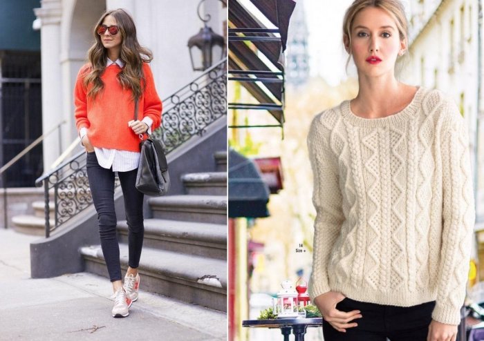 Модные свитера