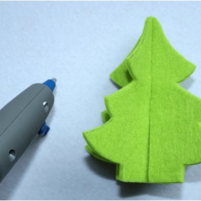 Елка из фетра своими руками объемная
