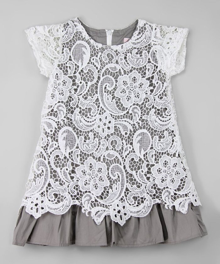 Платье кружевное для девочки