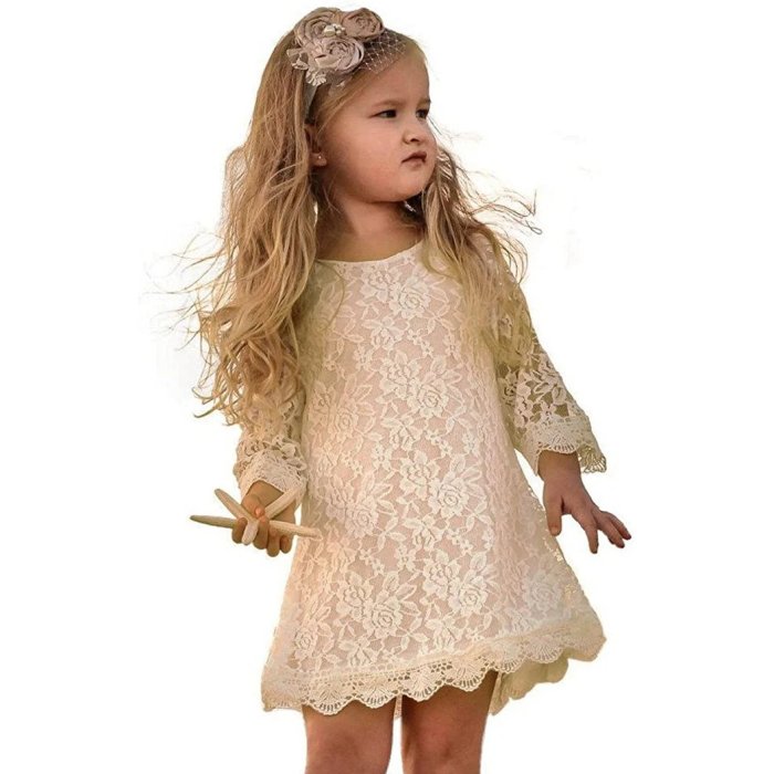 Платье кружевное для девочки