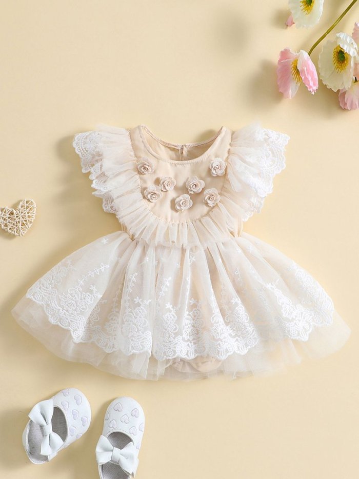 Платье для новорожденной девочки