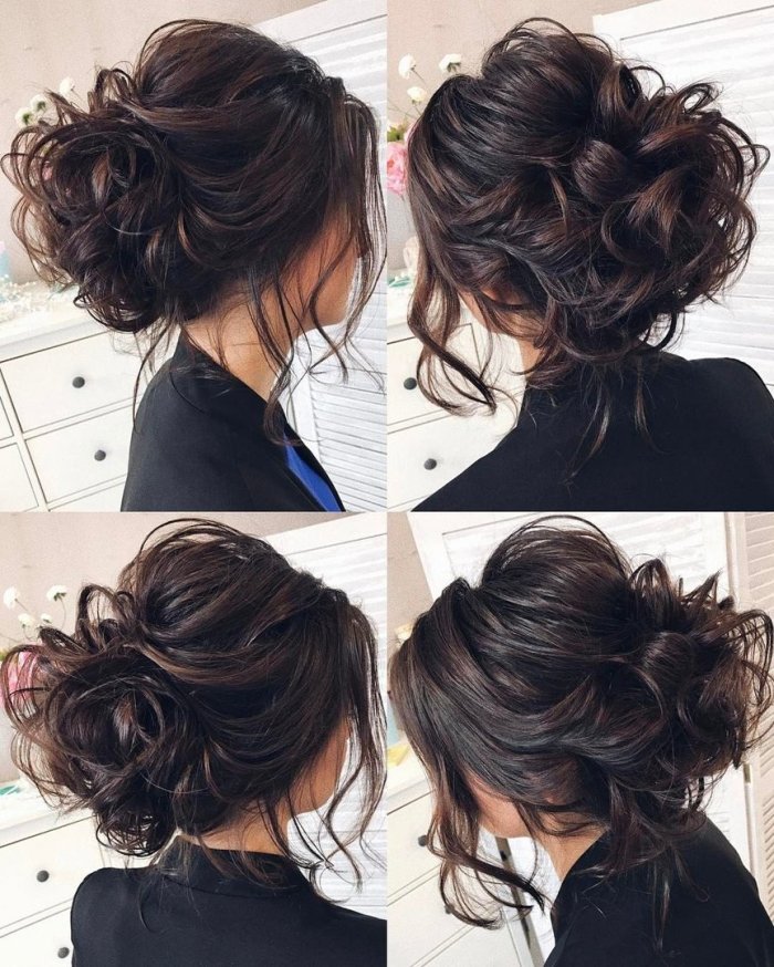 Прическа собранные Локоны