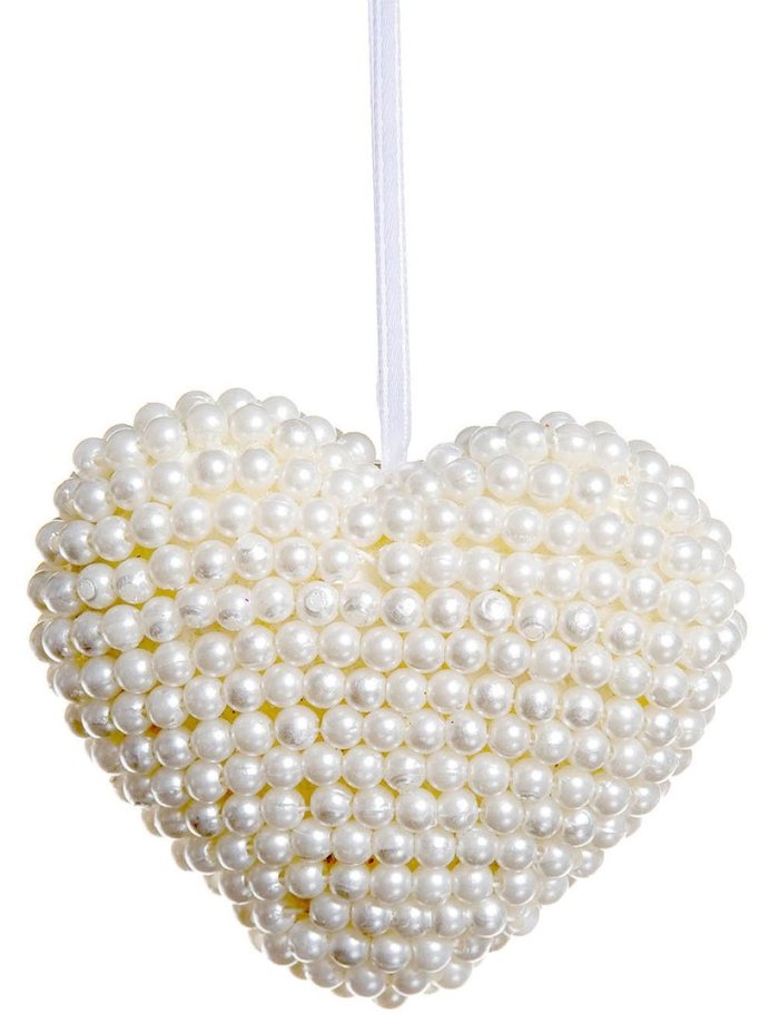 Декор пенопластового сердца