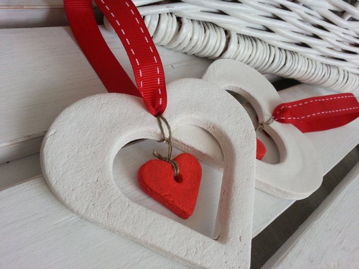 Сердце из соленого теста