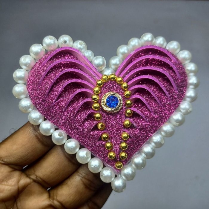 Сердечки из фоамирана своими