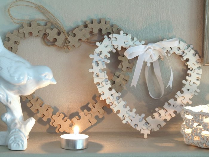 Сердце из подручных материалов