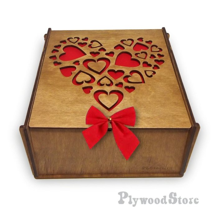 Коробки из фанеры для подарков