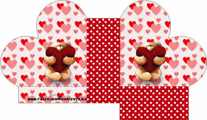 Коробочка для подарка шаблон