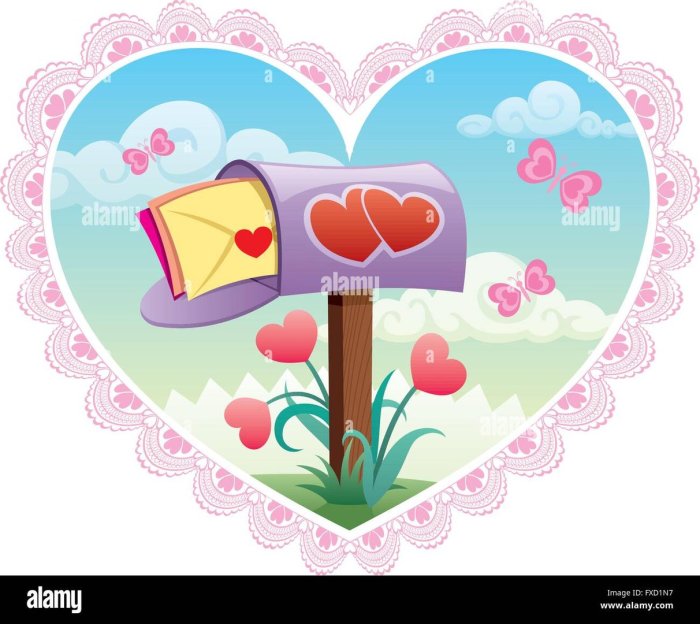 Почтовый ящик для валентинок