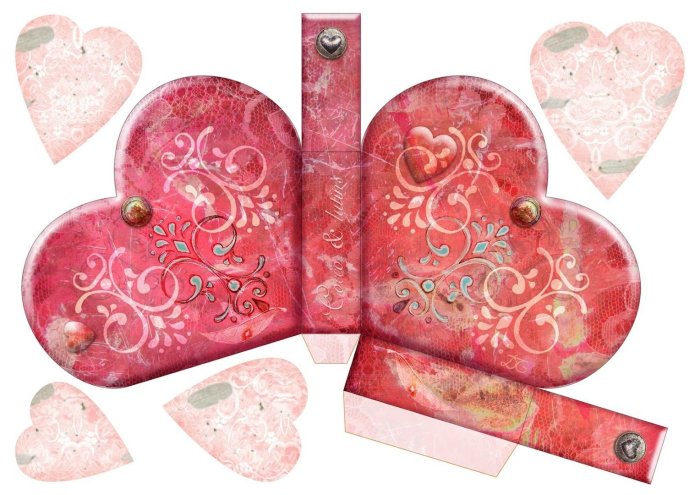 Коробочка для валентинок