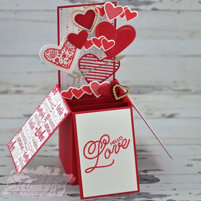 Коробочка для валентинок