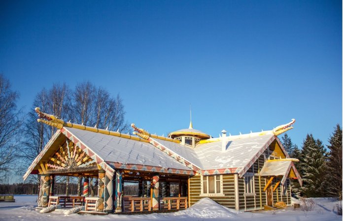 Масленица в деревне Мандроги