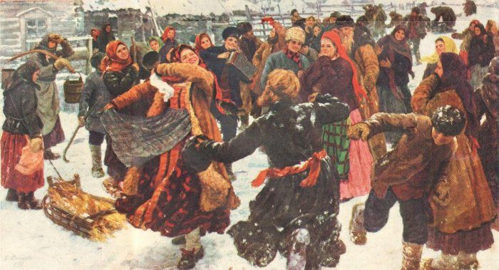 Масленица на Руси развлечения