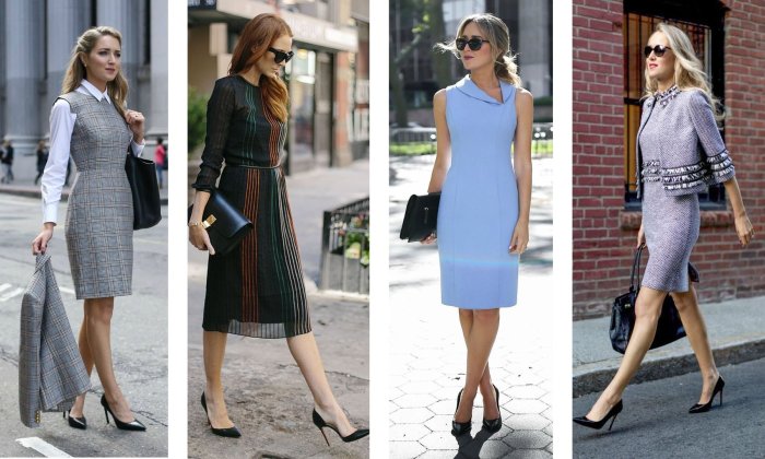 Модные Деловые платья