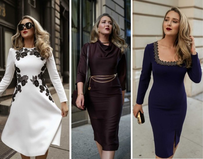 Модные фасоны платьев