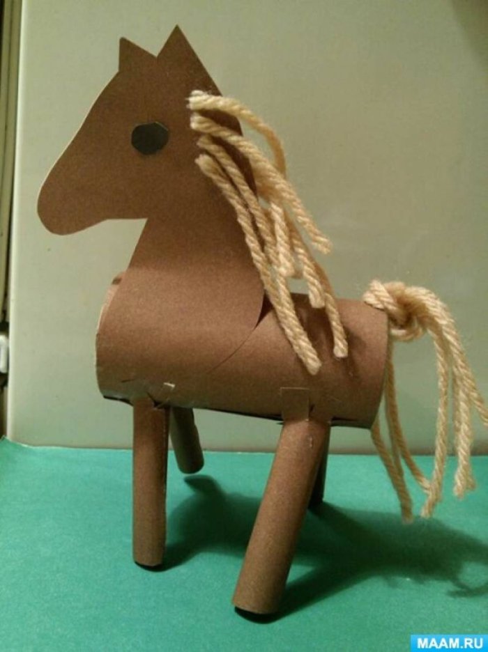 Поделка лошадка