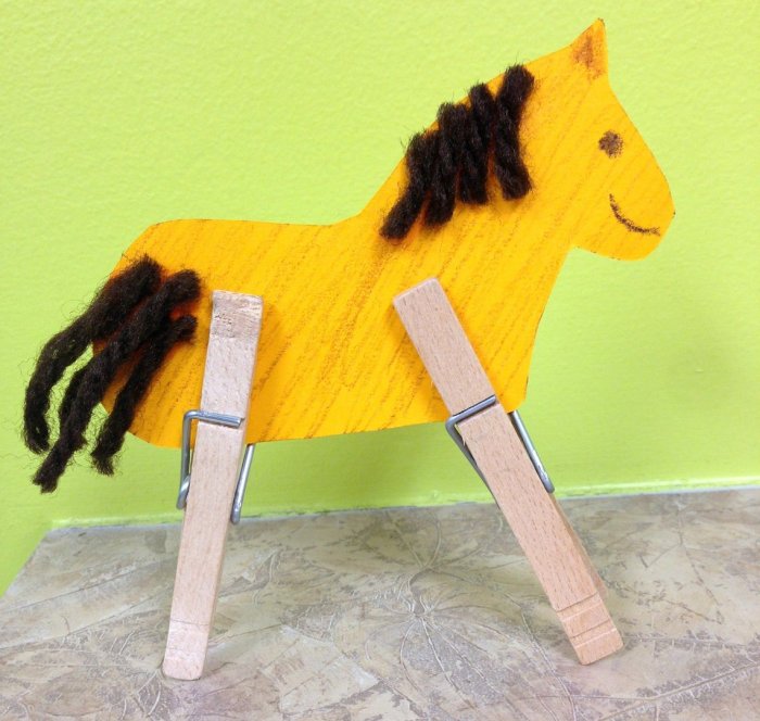 Лошадка поделка для детей