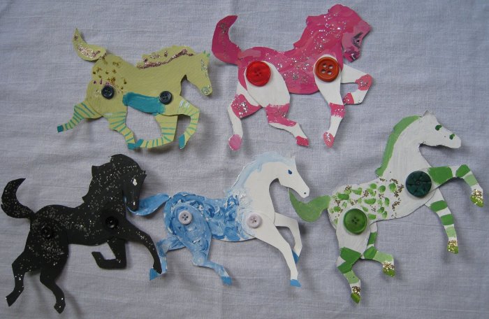 Детская поделка лошадка