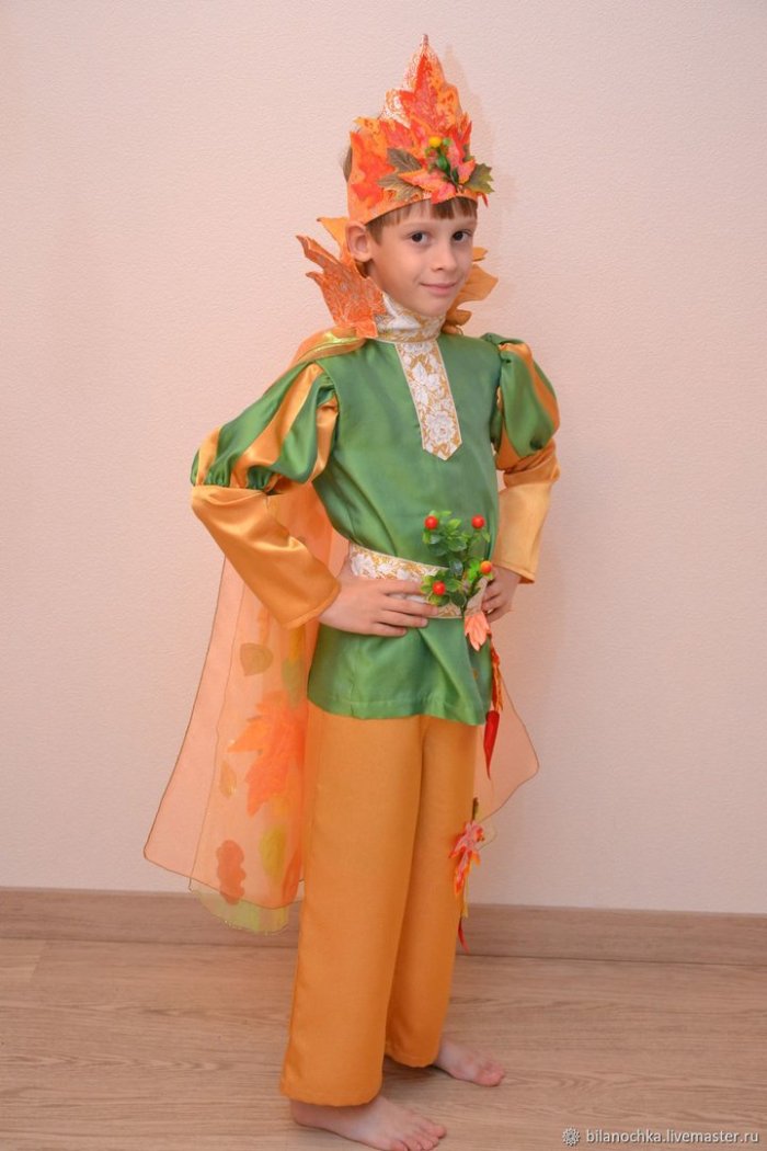 Костюм на праздник осени для мальчика
